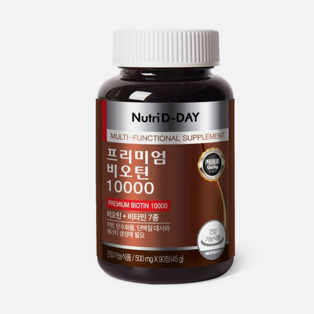 Nutri D-Day Premium Biotin 10000mgc, 90 Tablets 90 개입