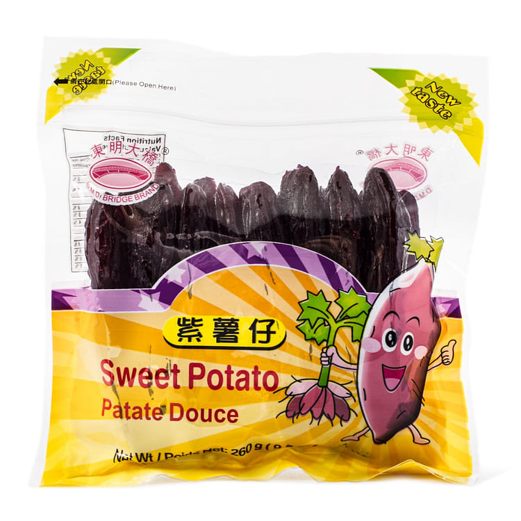 Get Dong Ming Bridge Dried Purple Sweet Potato Bag 260g Delivered