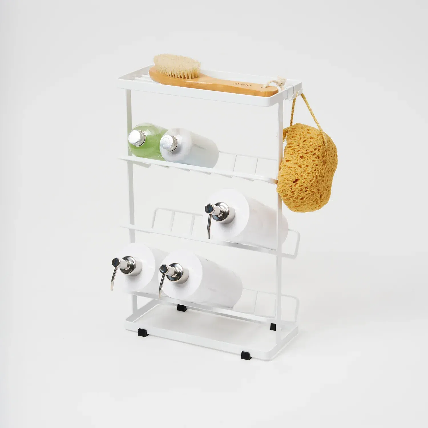 Shower Caddy - Three Sizes - Steel Medium / White 1 개