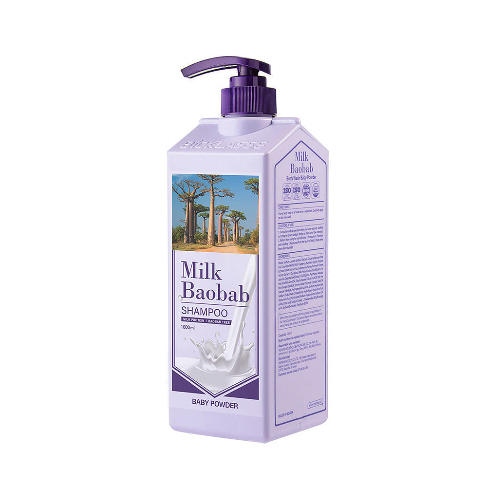 밀크바오밥 샴푸 베이비 파우더향 1000ml 1 개