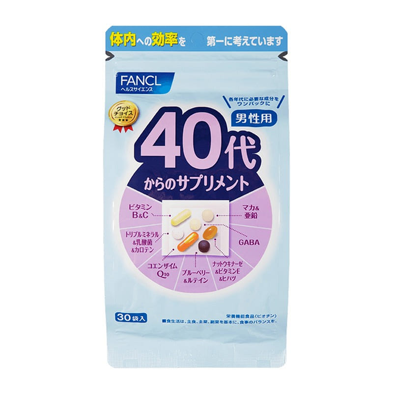 FANCL 40s Men Comprehensive Vitamin Tablets 30pcs 1 개