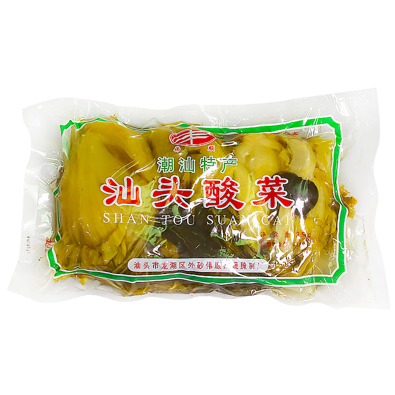 Chaoshan Chenghai sauerkraut 250g*1 bag 250 그램