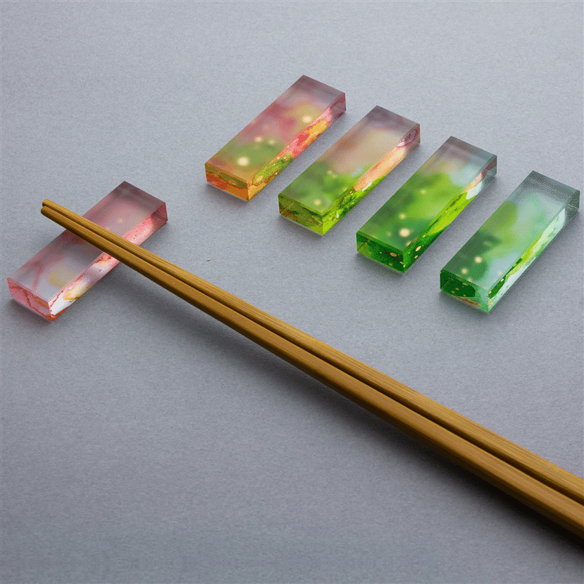TOUMEI Sakura Chopsticks Holder 5pcs 5 개