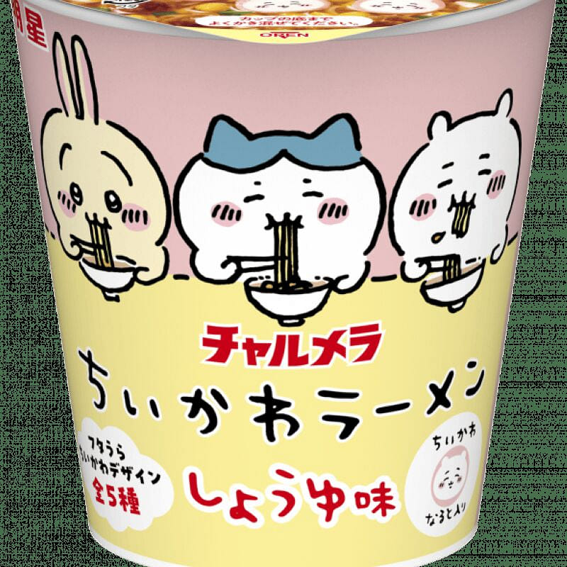 Myojo Foods CharumeraxChiikawa Soy Cup Ramen 35g 1 count