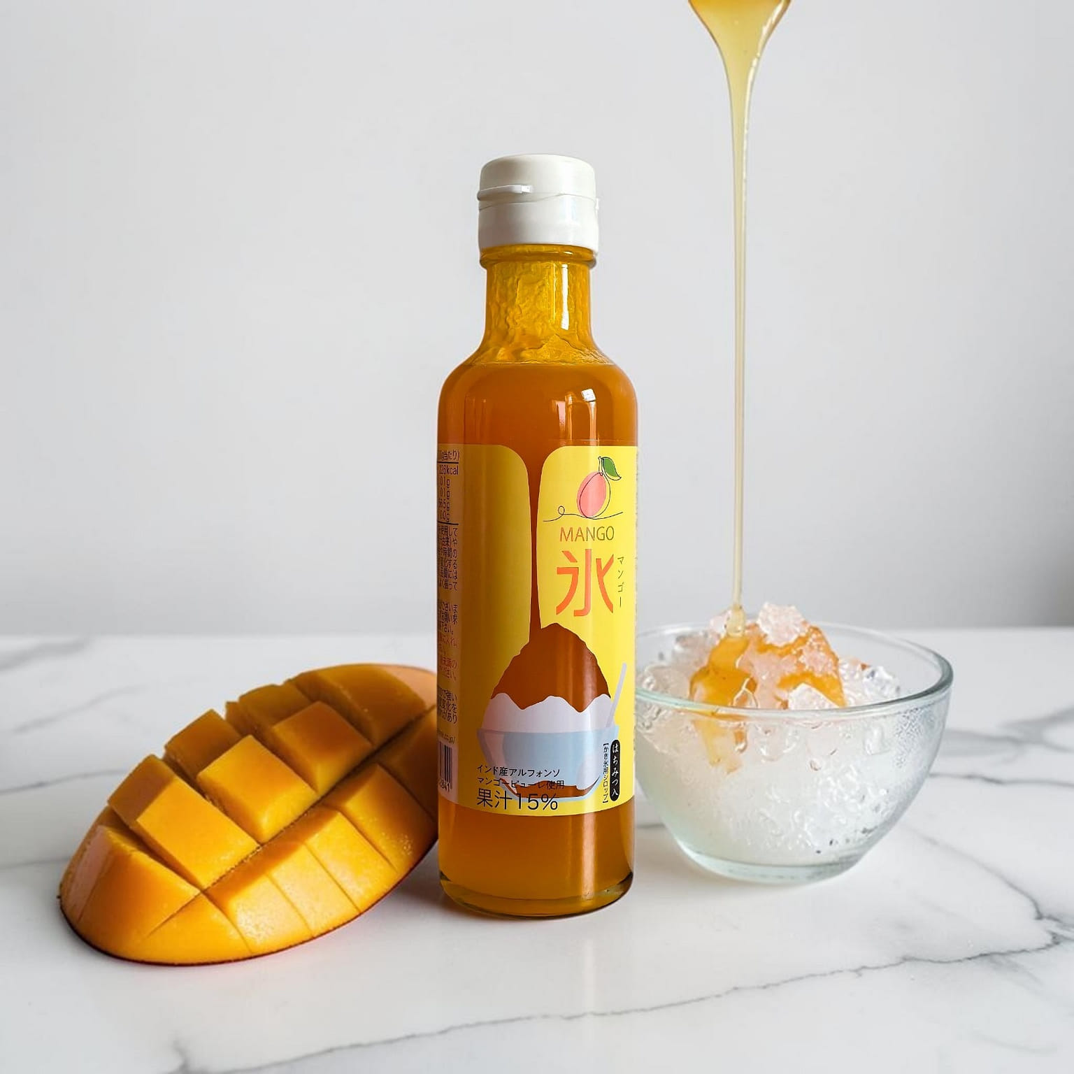Japanese Kakigori Shaved Ice Syrup - Mango 200 ml