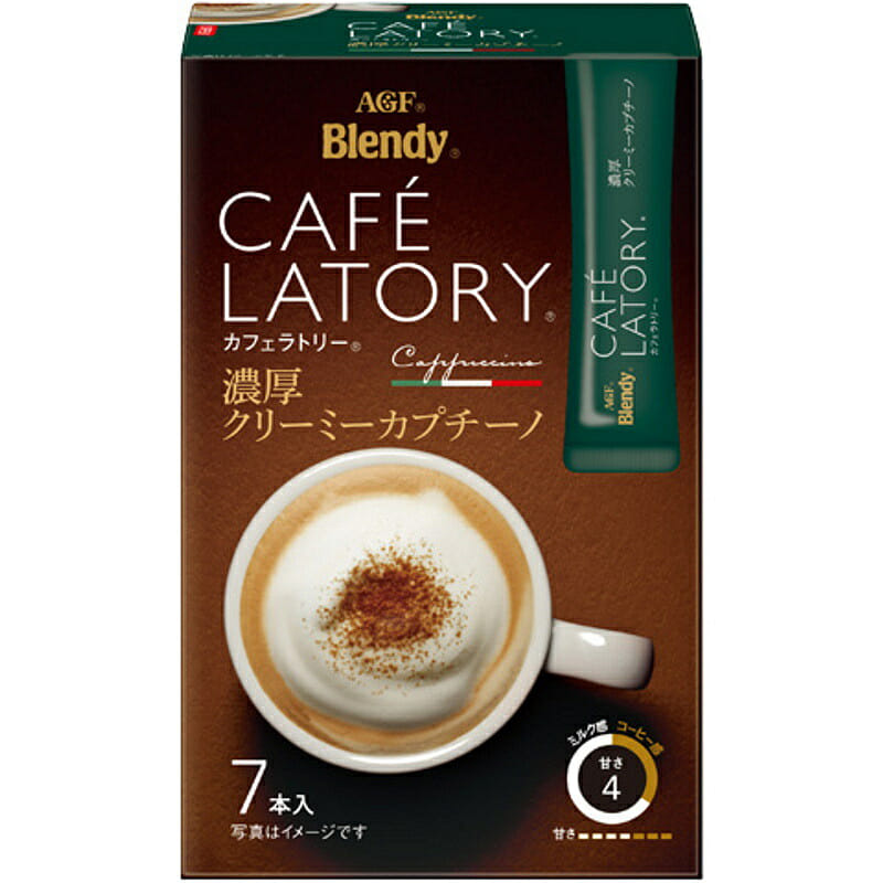 Ajinomoto AGF Thick Cream Cappuccino 7pcs 1 each