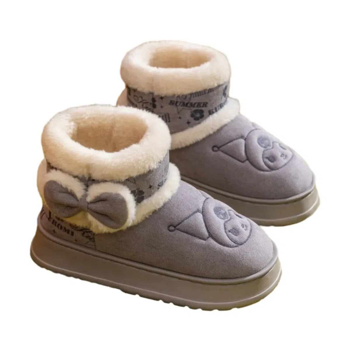 Warm Parent-child Snow Boots - Kuromi 32-33 Size 1 each