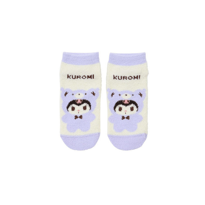 Japan Sanrio Kuromi Fluffy Socks 1 개