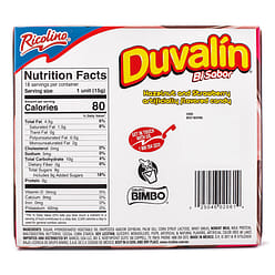 Ricolino Duvalín Candy, Strawberry and Hazelnut 270 g
