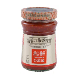 和鲜0添加蒜蓉九椒香辣酱*1瓶 235 克