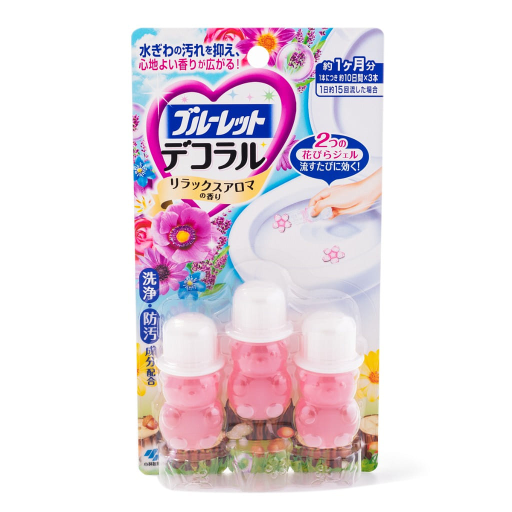 Kobayashi Fresh Gel Toilet Cleaning Stamp, 3pcs 1 each