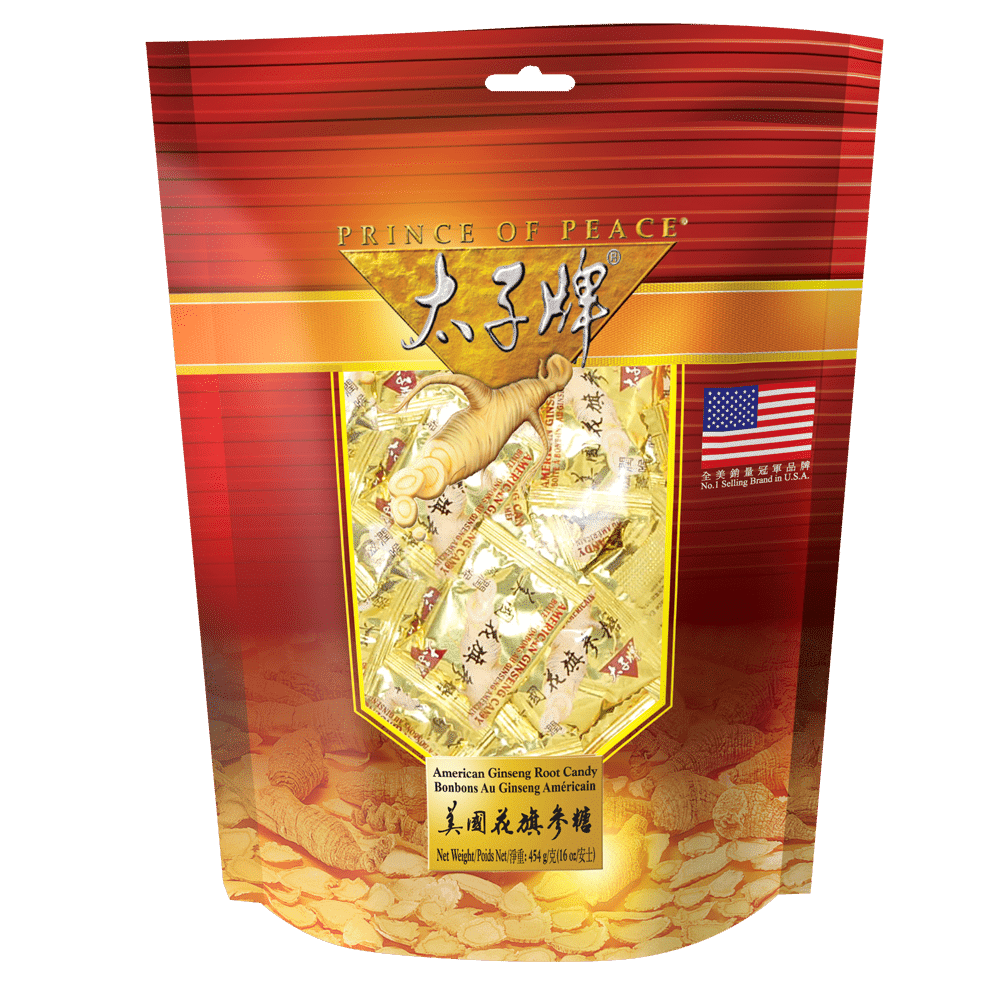 Prince of Peace American Ginseng Root Candy, 16oz 1 ส่วน