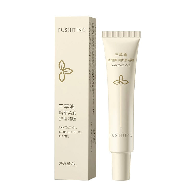 Fushi Ting Lip Gel with Three Herbal Oils Lip Balm & Lip Oil 8g/pc 8 กรัม