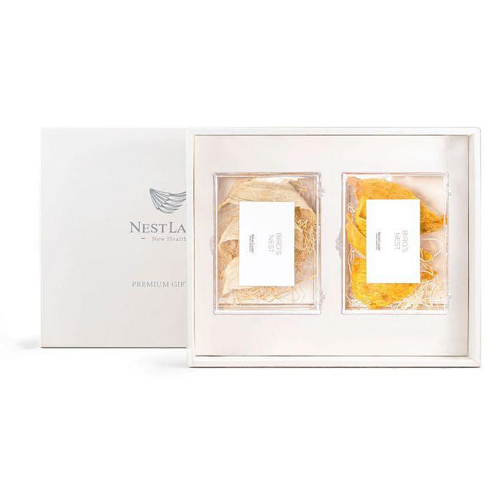NESTLADY 홍윤 피부 혈액 보충 미용 6A급 홍백 쌍박스典藏 새옥 선물세트 (왕비잔/유리잔) 1 개