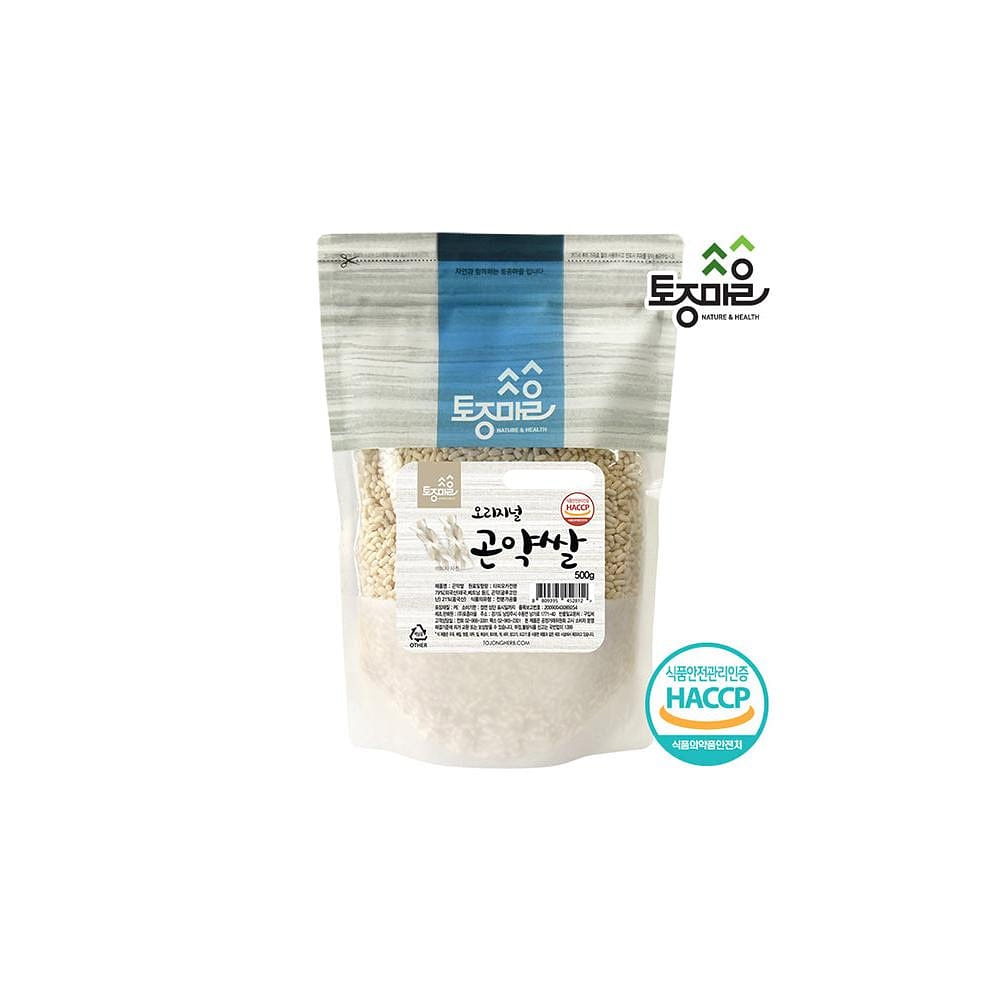 TOJONG HERB Konjac Rice 500g(1.1LB) 1 개