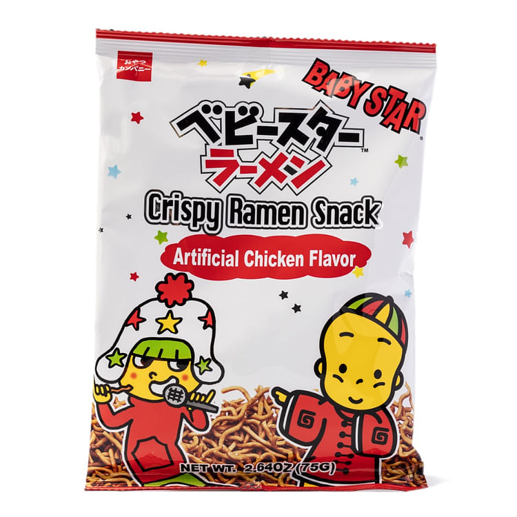 Apple - ベビースター ベビースターラーメン チキンフレーバー 75 グラム - Weee!