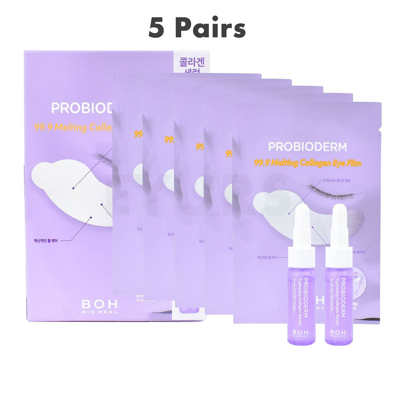 BIOHEAL BOH Probioderm 99.9 Melting Collagen Eye Film (5 pairs + 2 serums) 1 케이스