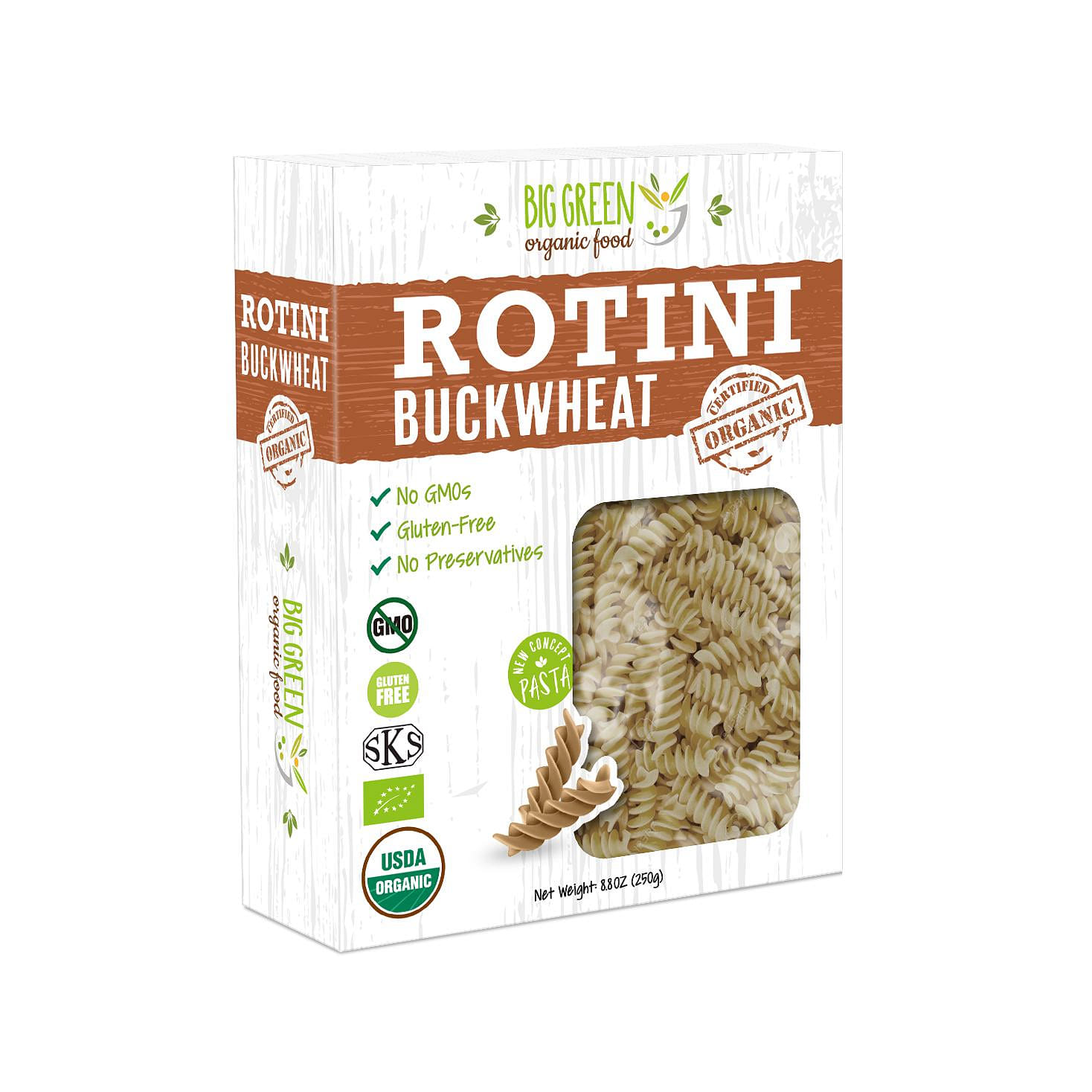 New Concept Organic Buckwheat Rotini 8.8 oz