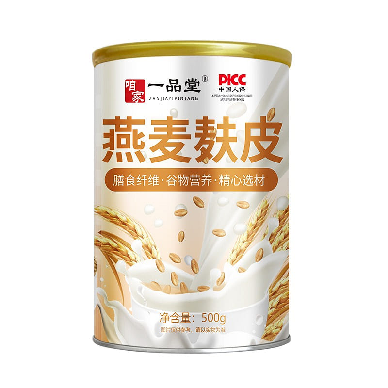 잔지아이핀탕 귀리 겨 분말 500g 1 캔