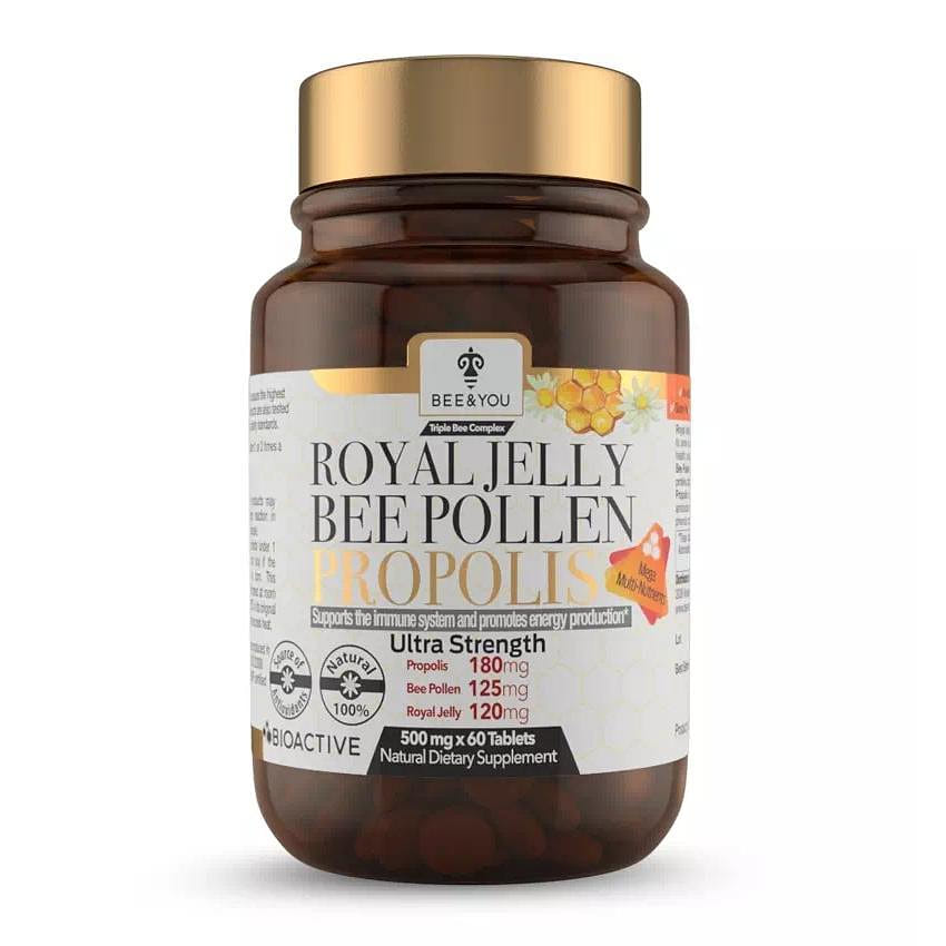 Royal Jelly+Propolis+Pollen Tablets Ultra Potency 500 그램
