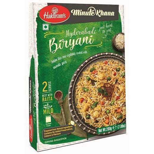 Haldiram's Minute Khana, Hyderabadi Biryani 200g 1 ส่วน