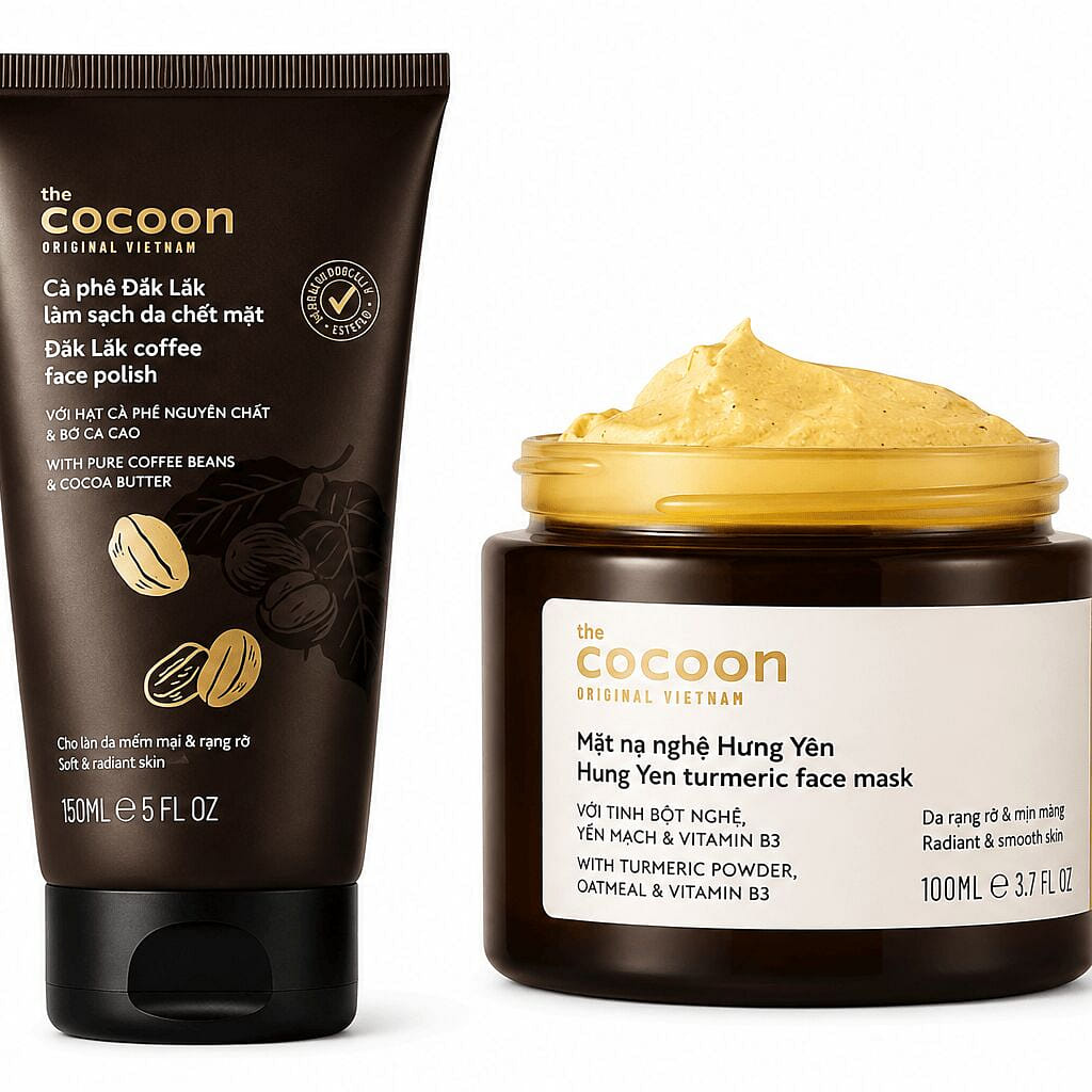 Cocoon 터메릭 & 커피 글로우 듀오 2 팩