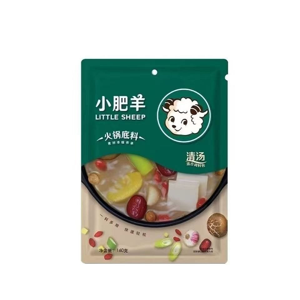 Hot pot base clear soup for home use, not spicy, f 160 g
