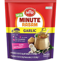 MTR Minute Rasam - Garlic, 2.11 oz pouch 2.11 온스