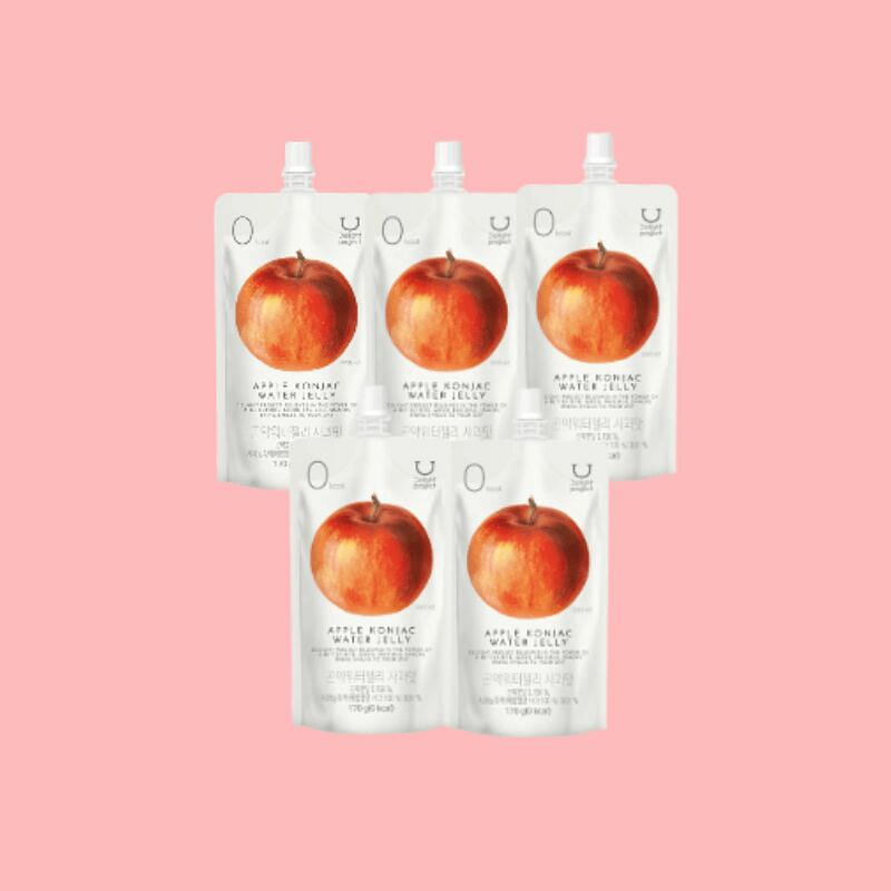 Oliveyoung 0kcal Apple Flavor Konjac Jelly 5 개