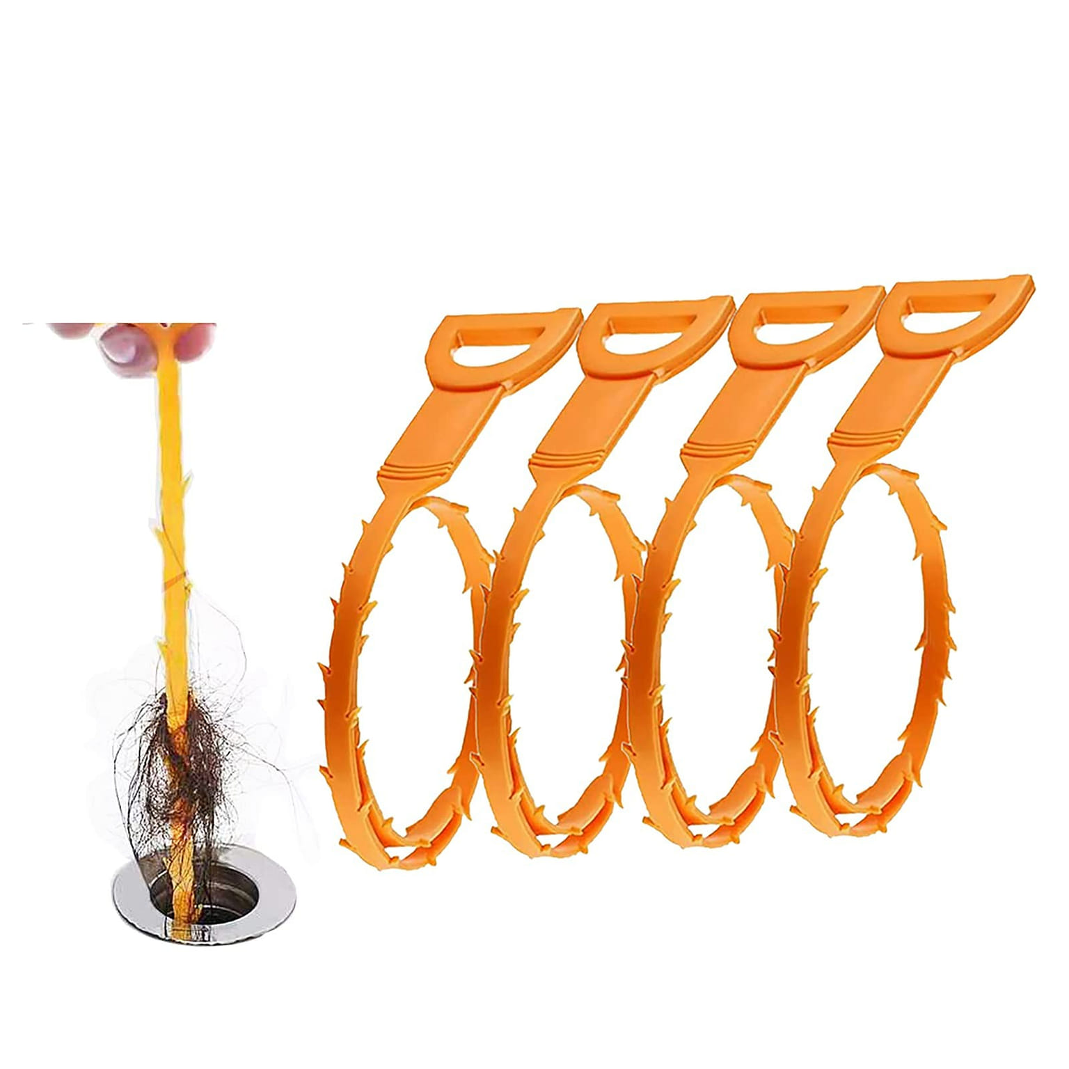 6 Pack 20'', Drain Clog Remover Hair Clog Remover 1 개