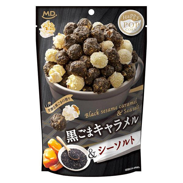 Happy Popcorn Black Sesame Caramel & Sea Salt 42g 1 each