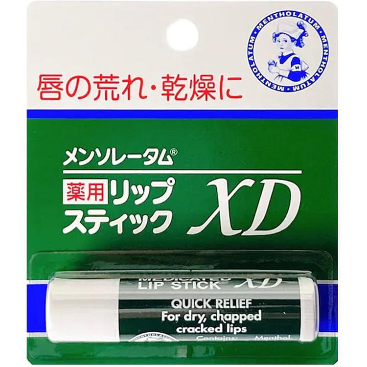 メンソールリップクリーム 4g ROHTO Mentholatum XD Medicinal Lip Balm 4g - Weee!