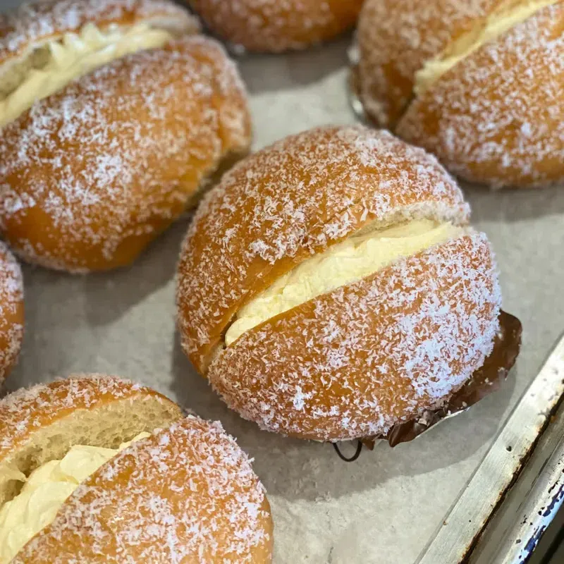 Coconut Butter Cream Bun 1 count