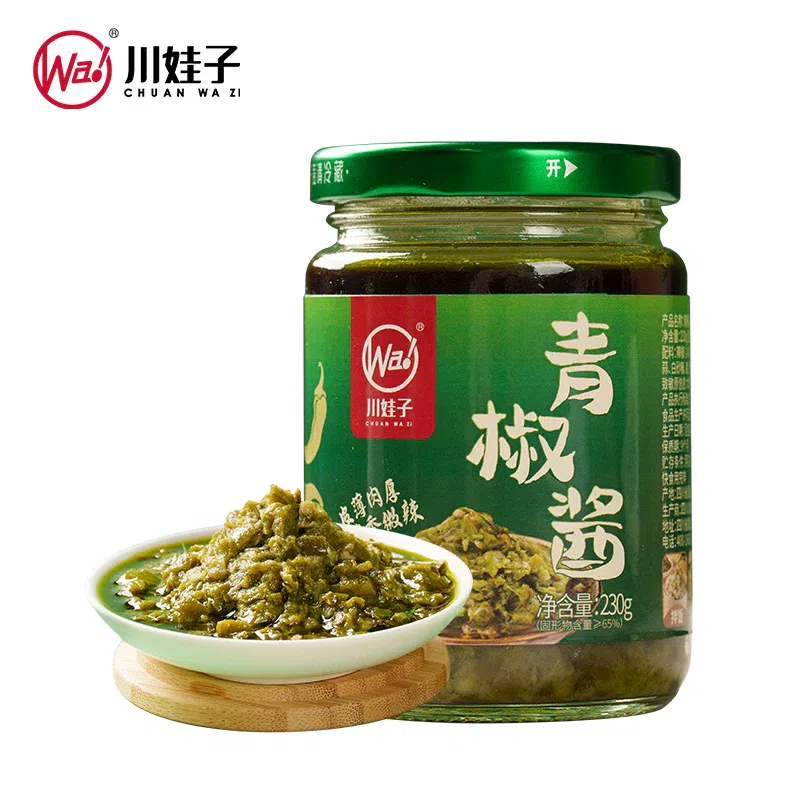 川娃子微辣青椒醬230g*1罐 230 克