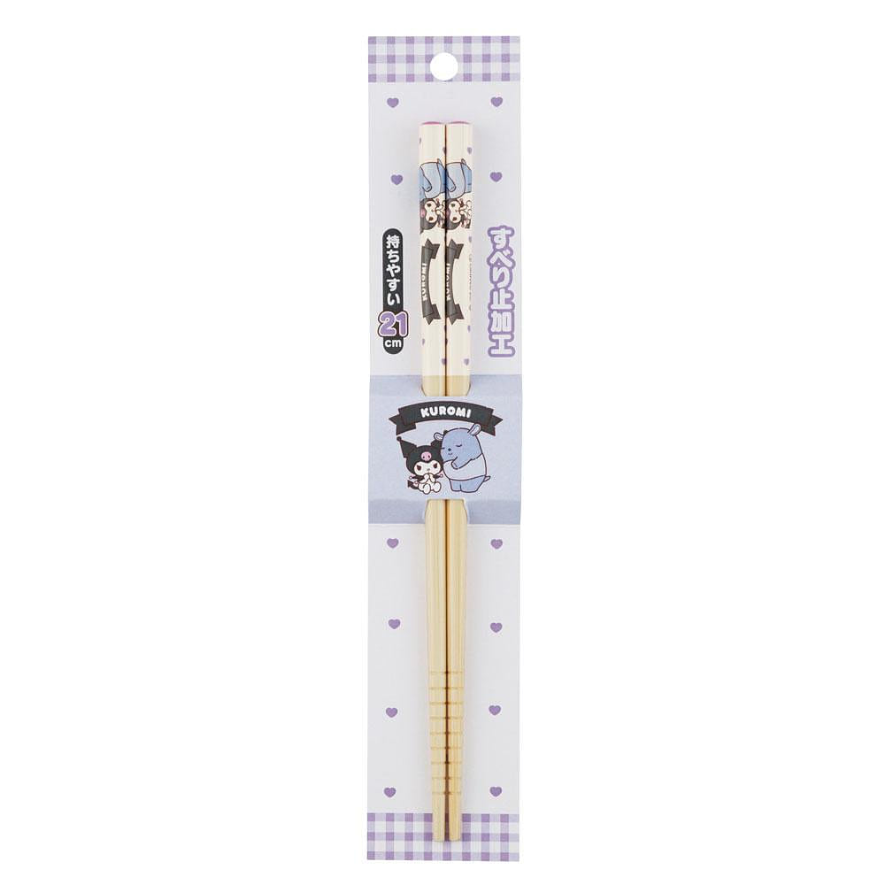 Skater Kuromi & Friends Bamboo Chopsticks 21cm 1 개