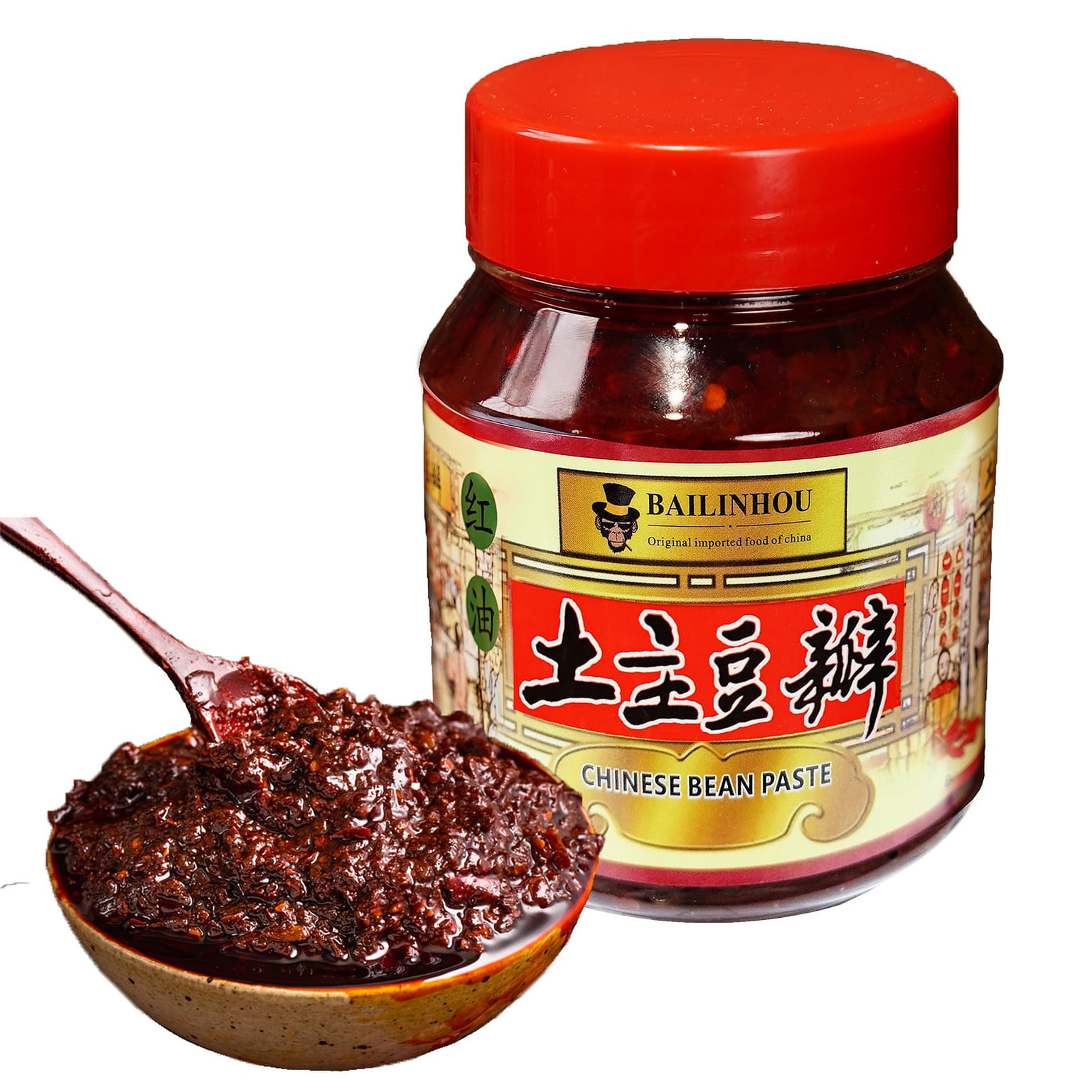 Chinese Broad Bean Paste with chili oil 17.63 oz, Pixian Doubanjiang Chili Paste 17.63 ออนซ์