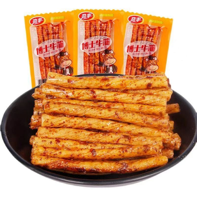 Dr. Jinfeng Spicy Beef Tendon Strips 18g*10 packs 10 pack
