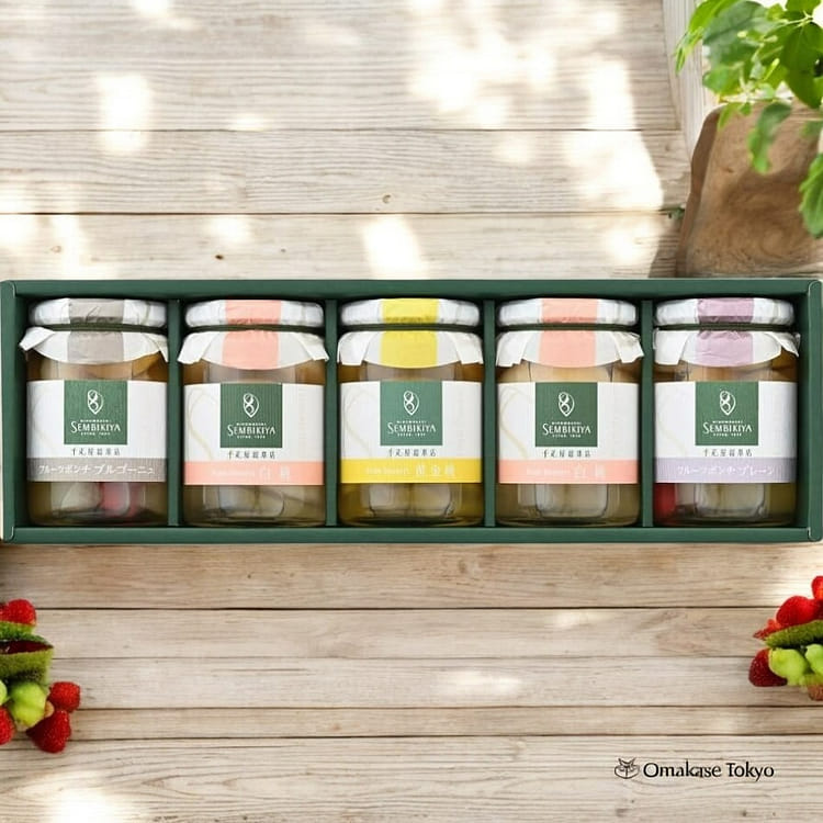 Get Ginza Sembikiya Fruit Jar Variety 5 set Delivered | Weee