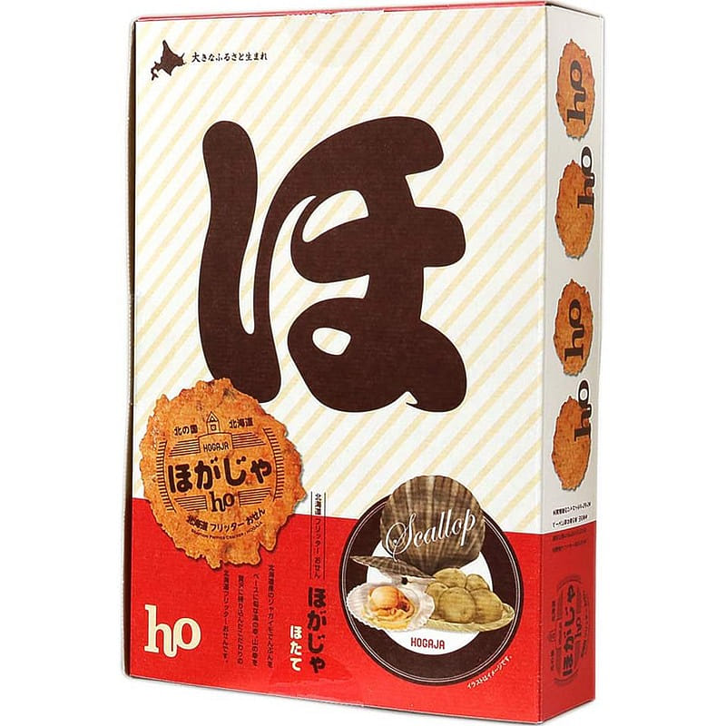 HOGAJYA Scallop Senbei Rice Cracker 8 packs 1 hộp