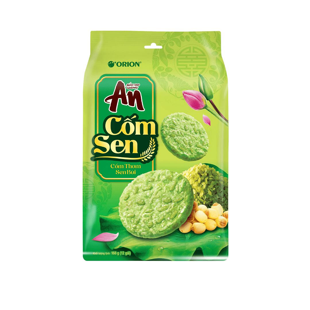 An Rice Crackers - Young Rice & Lotus 168 g