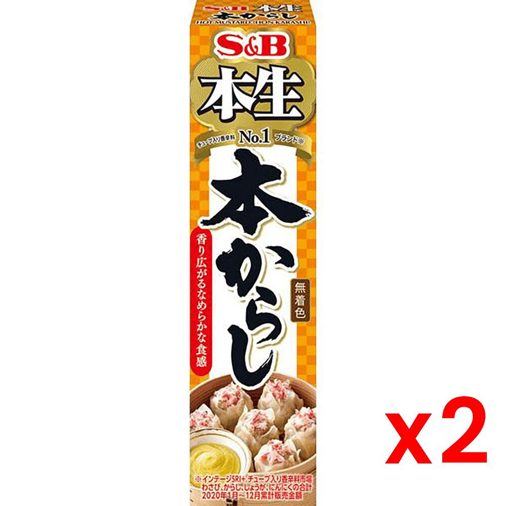 S&B Foods Hot Mustard (Hon Karashi) 43gx2 1 each