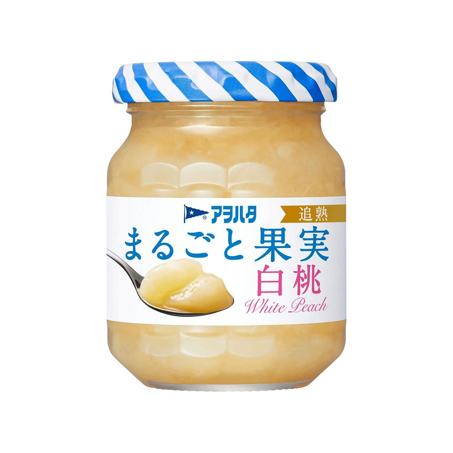AOHATA White Peach Spread Confiture Jam Japan 125g 1 each