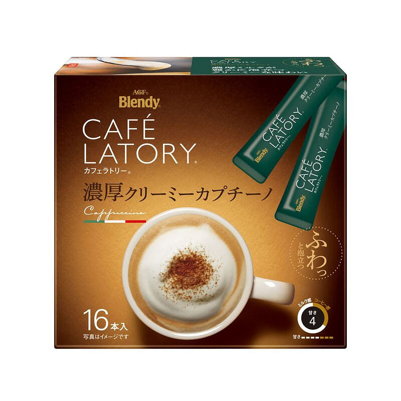 AGF Blendy Instant Cappuccino 16 Sticks 1 each