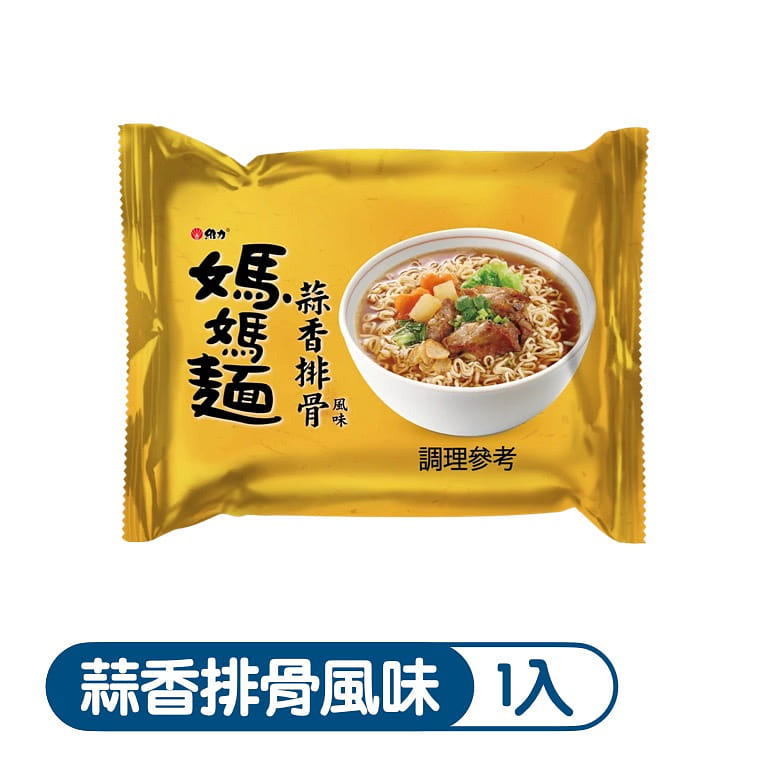 Taiwan Mama Noodle Garlic Pork Rib Instant Noodle Soup 80 그램