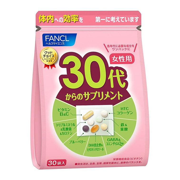 FANCL Supplement for Women in 30 years old 30 bags/ 1 ส่วน