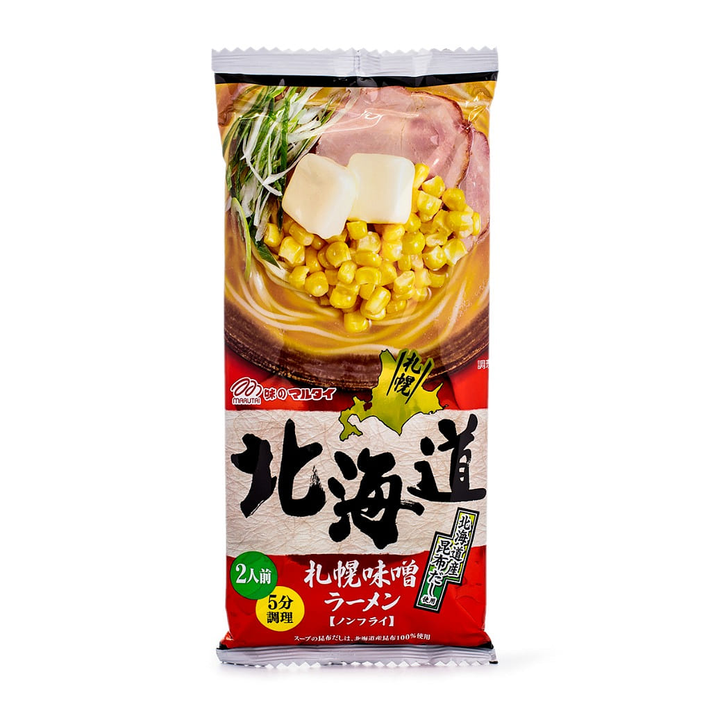 บะหมี่กึ่งสำเร็จรูป Marutai รสมิโซะฮอกไกโด 216 กรัม
