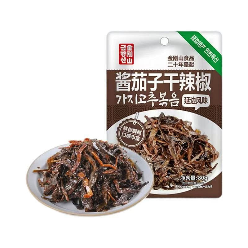 Kumgangsan Sauce Eggplant Dried Chili 80g*2 1 pack