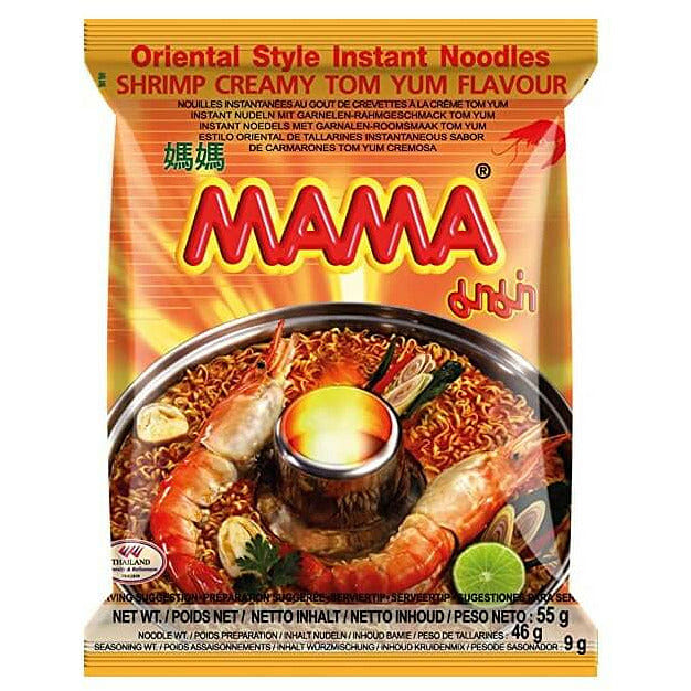 Mama Instant Noodles Shrimp Creamy Tom Yum Flavor 1 each