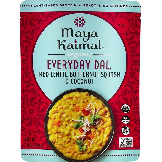 Maya Kaimal Organic Everyday Dal - Red Lentil + Butternut Squash + Coconut, 10 oz pouch 10 온스