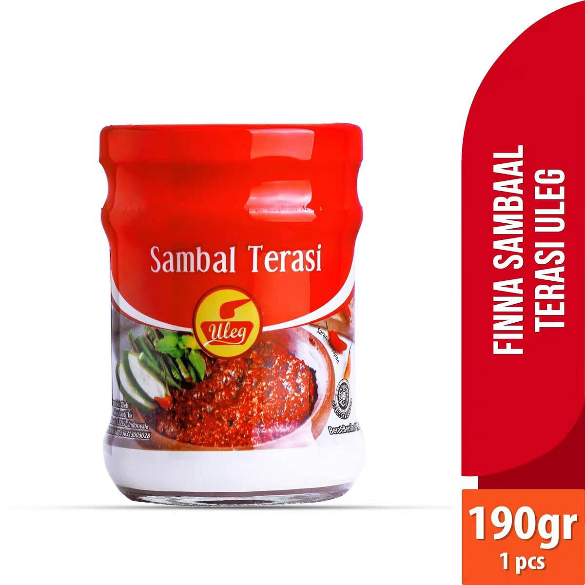 Indonesian FINNA Shrimp Cake with chili Sauce 190g 1 병